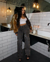 Y- Project Button Statement Jeans